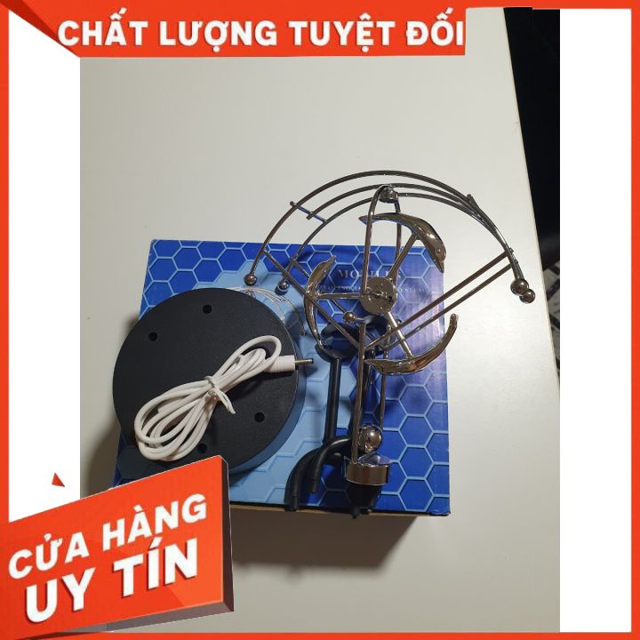 Con lắc Newton dao động vĩnh viễn phiên bản Cá Heo hình quạt, đồ chơi trang trí để bàn làm việc, bàọc XẢ STRESS hiệu quả