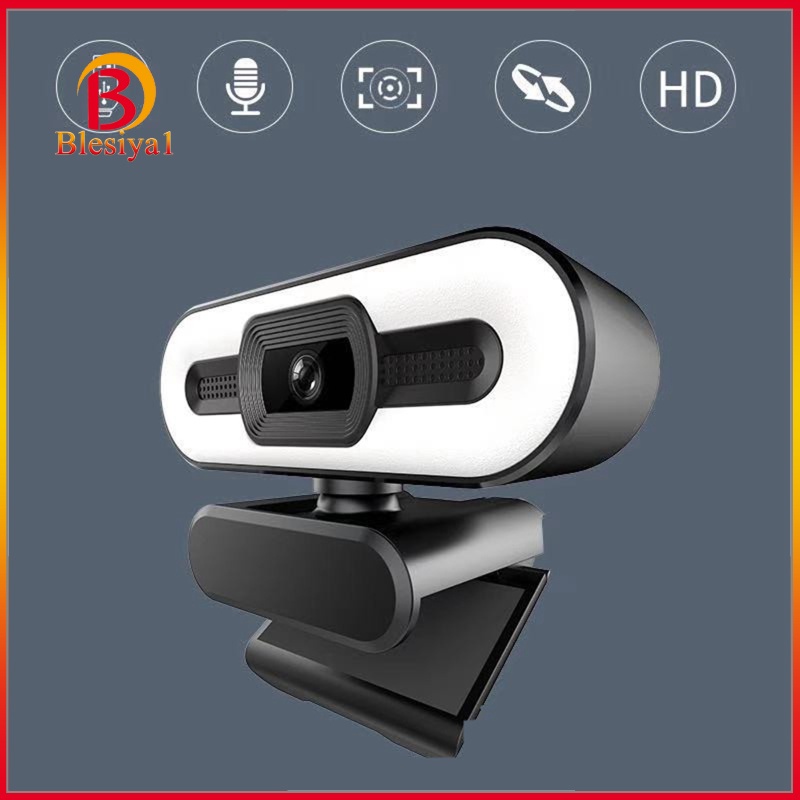 [BLESIYA1] Full HD Fill Light Web Cam with Microphone Streaming Camera 1080P 2MP | BigBuy360 - bigbuy360.vn