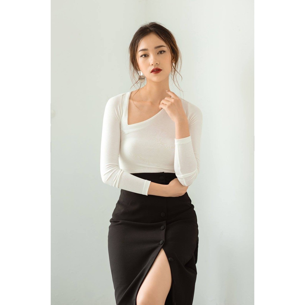 NARCOTICS-VERONA- Chân váy dài đóng cúc. | BigBuy360 - bigbuy360.vn