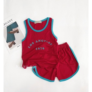 Bộ MInky Mom ba lỗ cho bé siêu mát