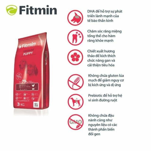 FIMIN DOG FOOD MEDIUM PUPPY 3kg