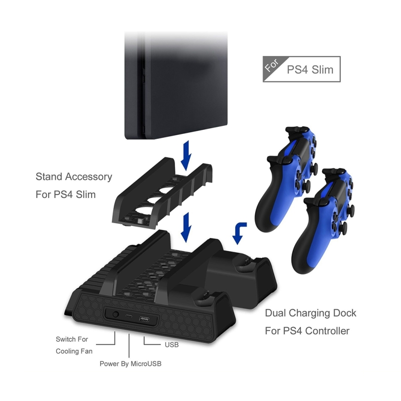 Đế Tản Nhiệt Đa Năng Dobe Tp 882 Ps4 Slim / Pro