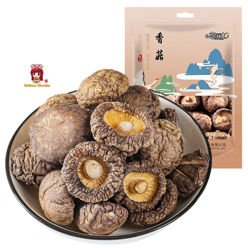 Nguyên liệu - các loại nấm khô hầm canh bổ