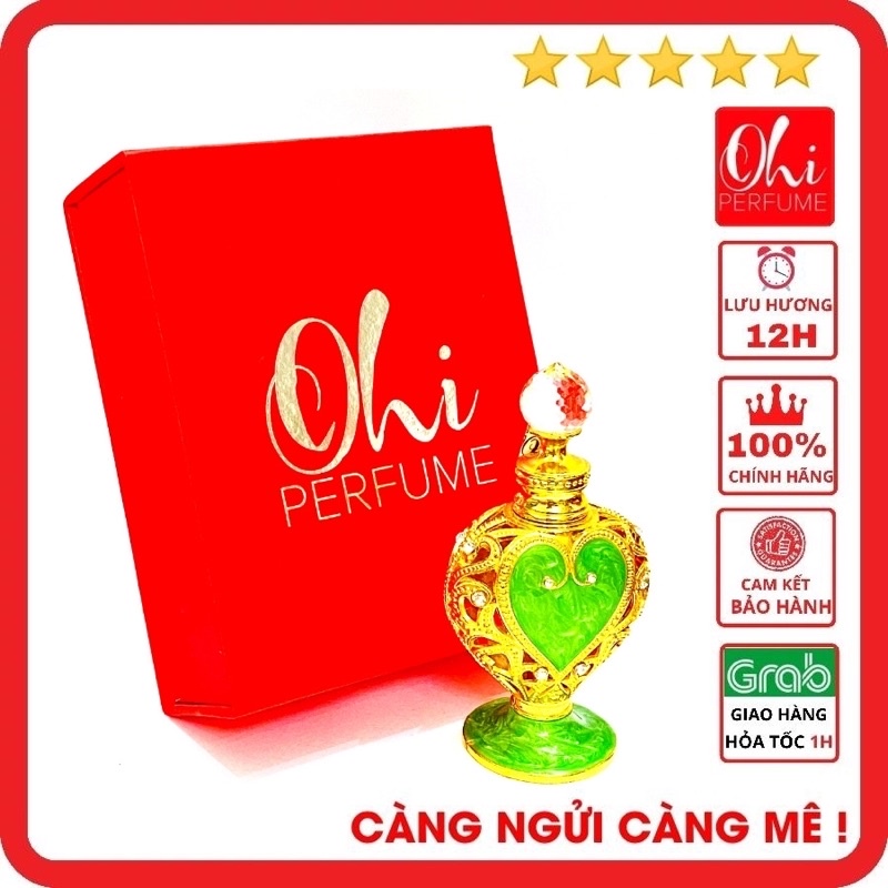 Tinh Dầu Nước Hoa Cao Cấp Chính Hãng - Ohi Lovely 15ml - Mùi Hương Cực Kỳ Quyến Rũ - Thời Gian Lưu Hương Cực Lâu 24H !