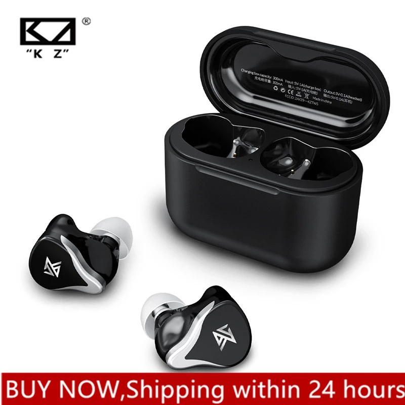 Tai Nghe KZ Z3 1BA + 1DD TWS Bluetooth 5.2 Điều Khiển Cảm Ứng Tiếng Ồn Z1PRO S2 SKS SK10 S2