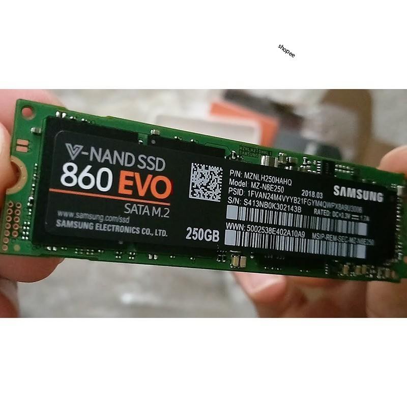 Ổ cứng SSD Samsung 860 EVO 250GB M2 SATA