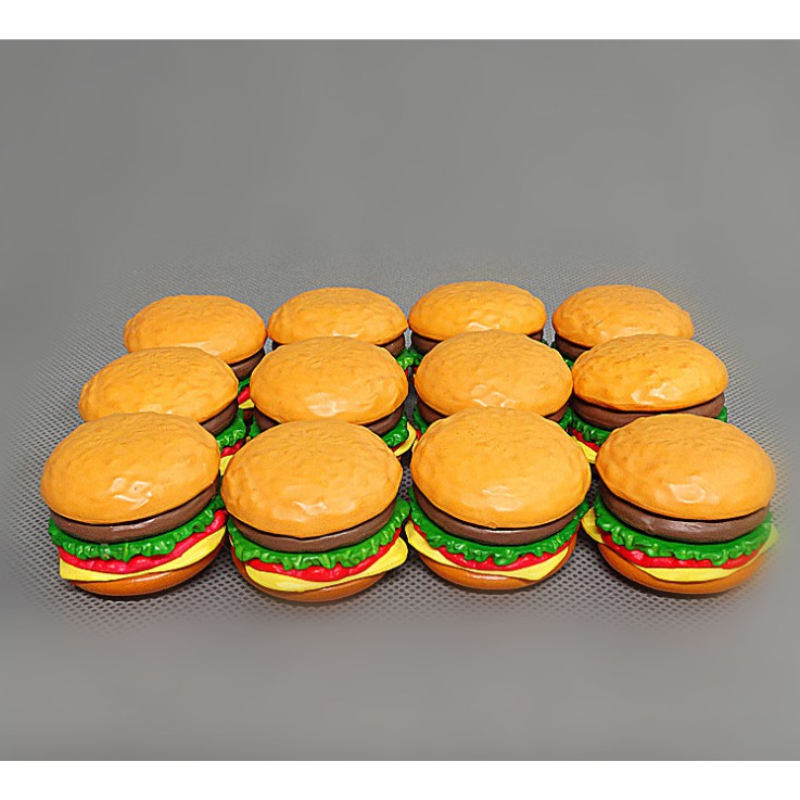 Mô hình Hamburger size 3 x 3.5cm cho các bạn làm móc khóa, trang trí nhà búp bê, DIY