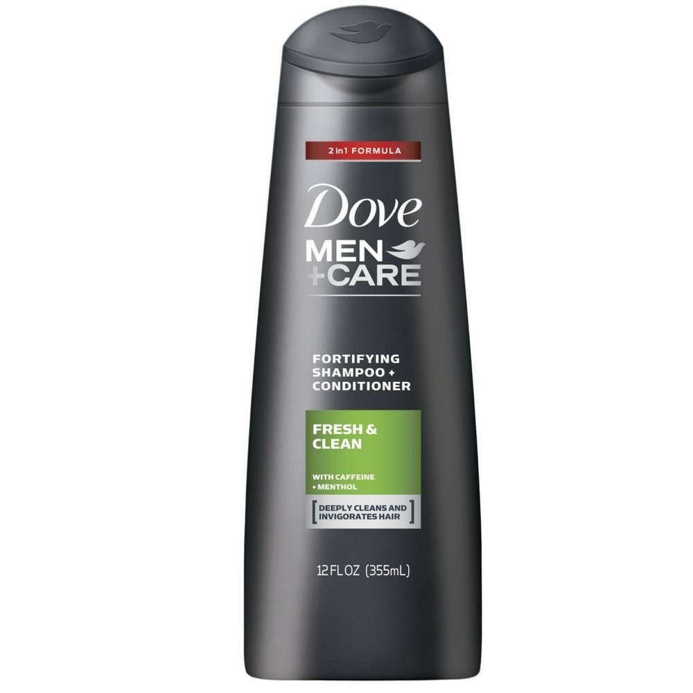 Dầu gội & xả 2 trong 1 cho nam Dove Men+Care 2 in 1 Shampoo and Conditioner Fresh & Clean 355ml (Mỹ)