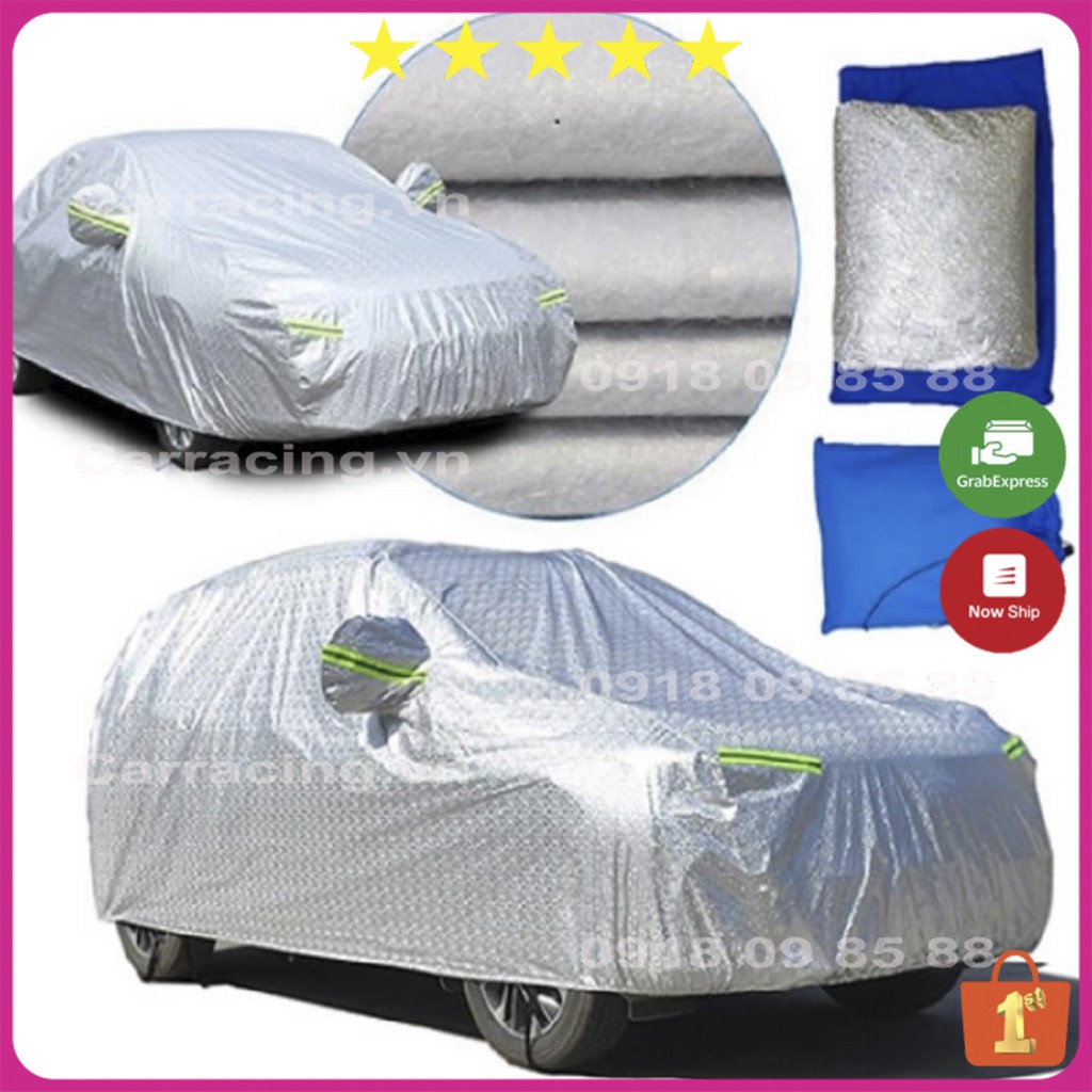 Bạt Phủ Xe Ô Tô CARRACING  VA03 Bạt Phủ Ô Tô Chống Nắng 3 Lớp Cao Cấp 🌦️Nắng mưa bụi bẩn🌦️ 4 , 5 chỗ , 7 chỗ , bán tải | BigBuy360 - bigbuy360.vn
