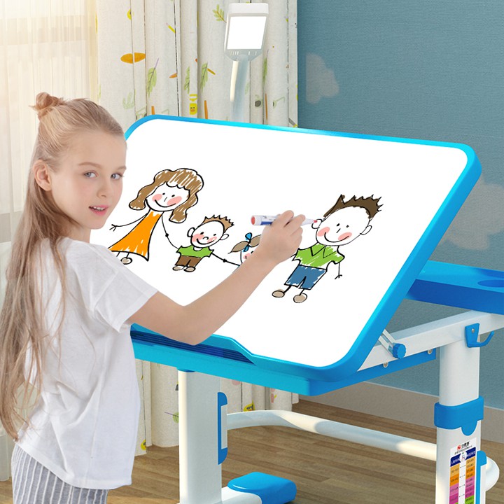Bàn ghế học sinh chống gù chống cận có tặng đèn led | BigBuy360 - bigbuy360.vn