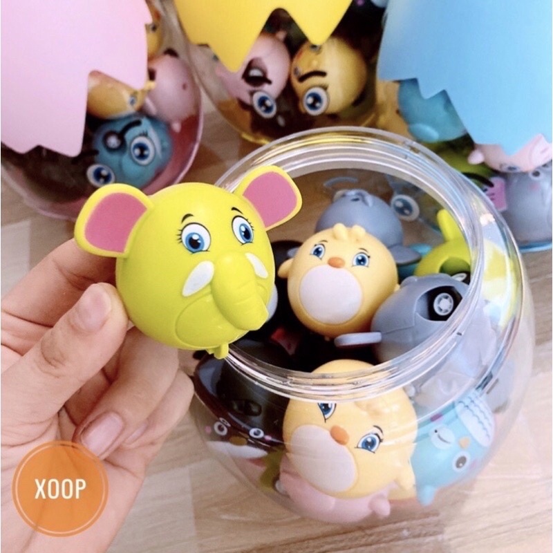 Set 20 Con Vật Chạy Đà TRỨNG THÚ CHẠY CÓT Cho Bé Thoả Sức Vui Chơi Cùng Vườn Thú Tại Nhà