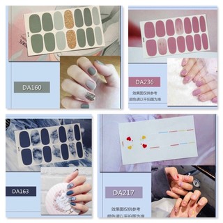 Dán móng nghệ thuật- Dán móng trang trí- Sticker dan móng - Set 14 miếng dán