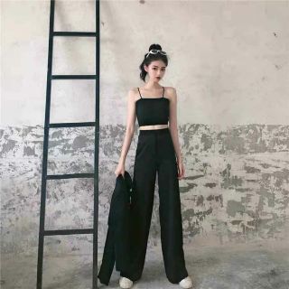 quần ống rộng cạp cao 3100