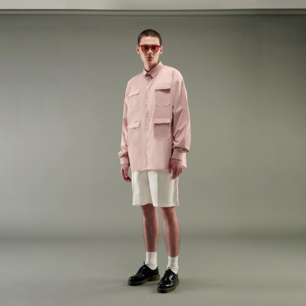 ÁO SOMI POCKET Shirt PINK | BigBuy360 - bigbuy360.vn