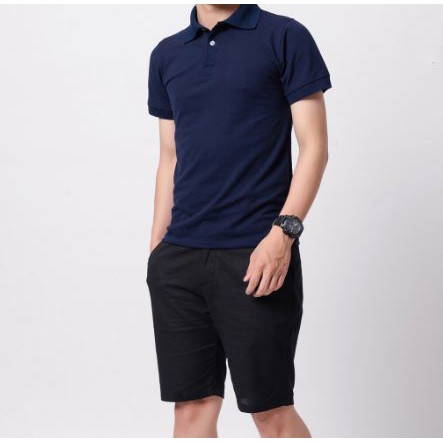 Áo thun nam cộc tay,Áo phông cổ bẻ trơn polo,dáng slimfit kiểu dáng hàn quốc