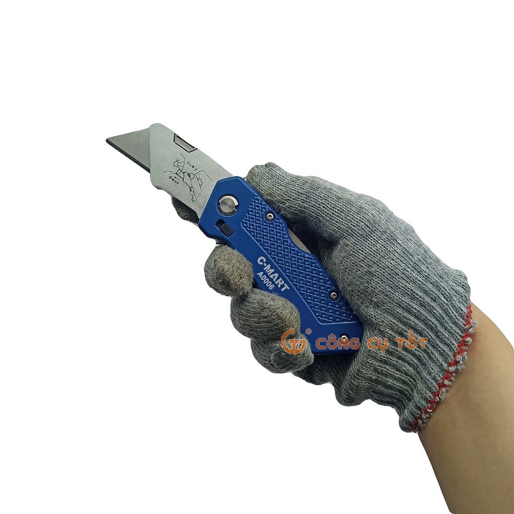 Dao đa năng tiện ích C-Mart A0006 kèm 5 lưỡi dự phòng
