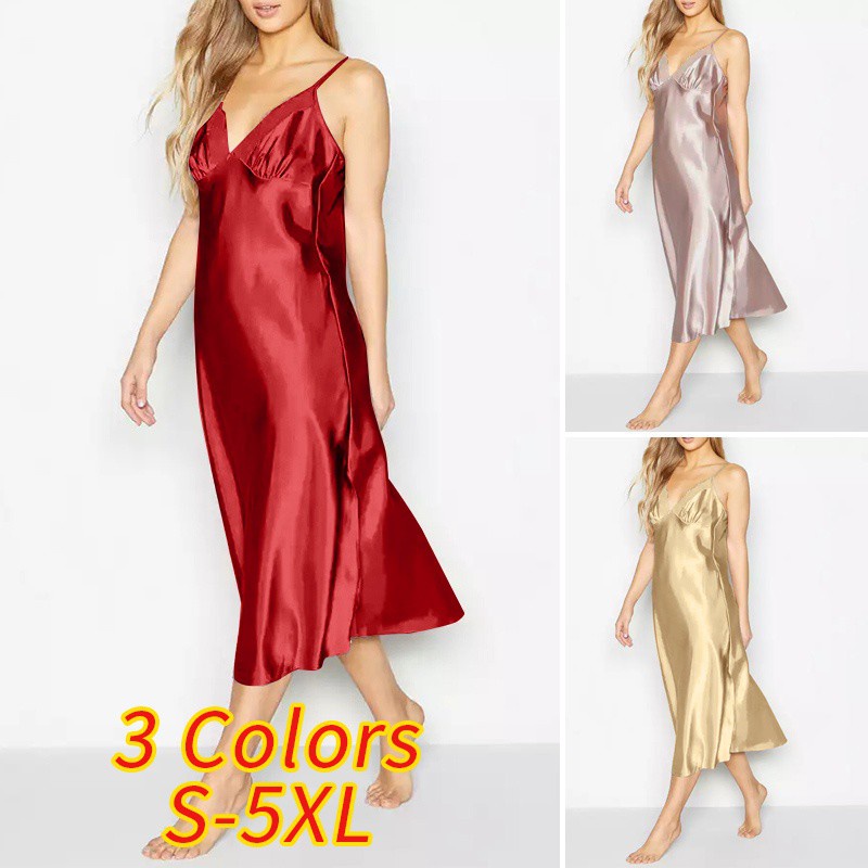 Zanzea Đầm Ngủ Hai Dây Cổ Chữ V Phối Ren Thời Trang Cho Nữ