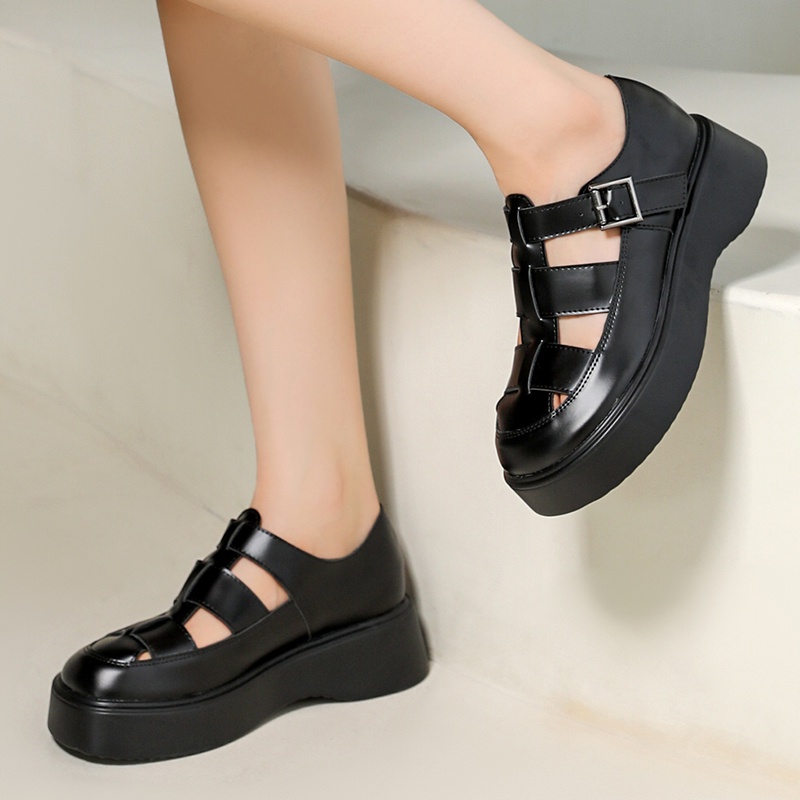 Giày Lười Đế Xuồng Mẫu Mới Phong Cách Cổ Điển Dành Cho Nữ Size 34-42