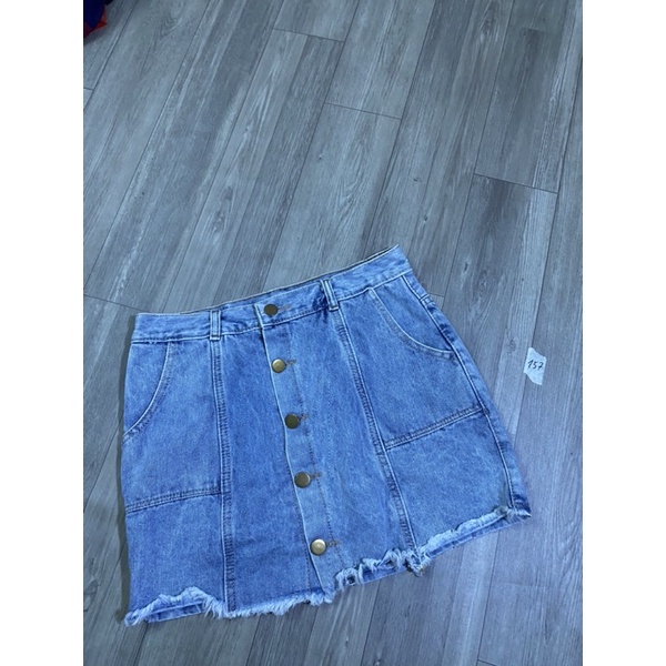 2hand chân váy jean 157