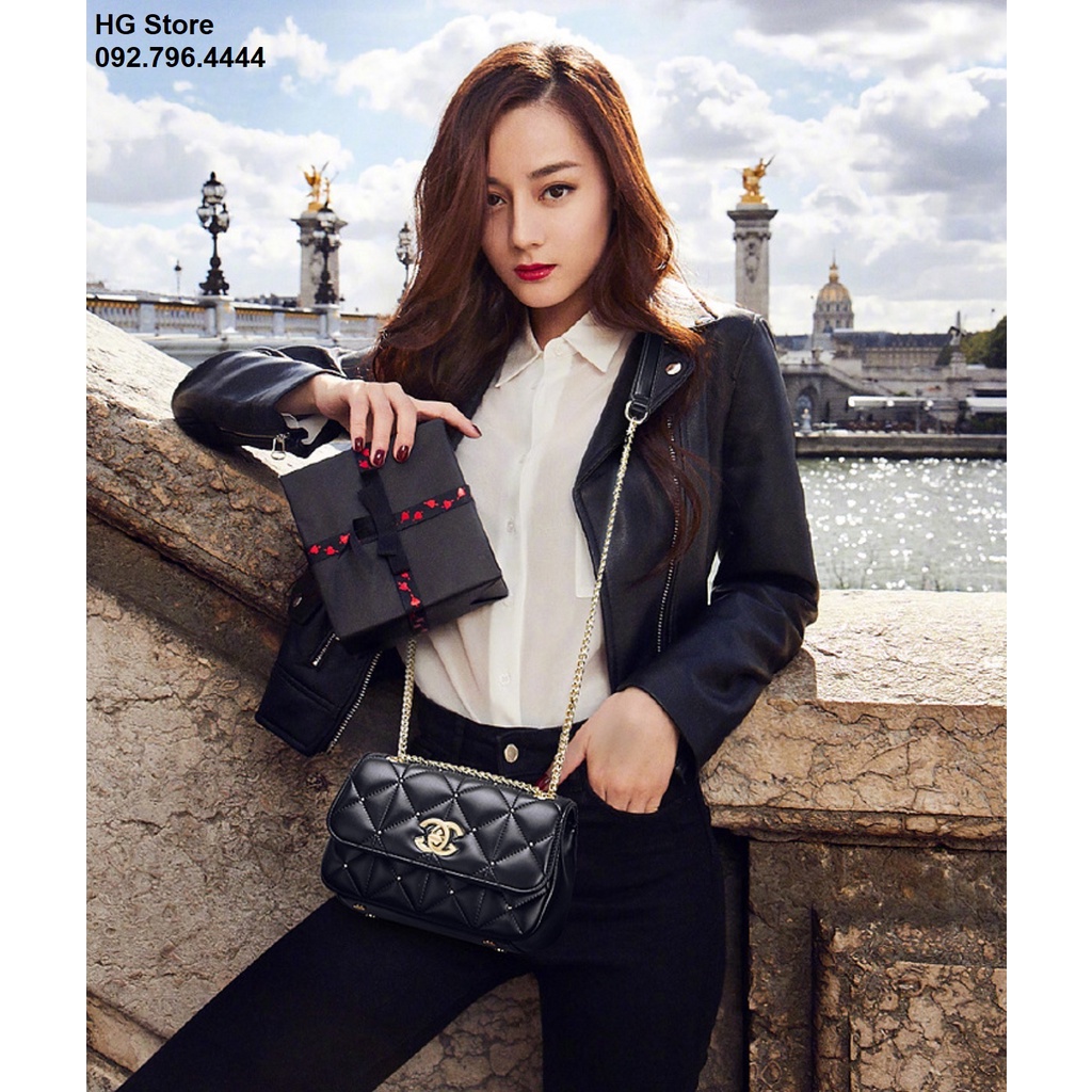 Túi Xách Mini Nữ Da Cừu Cao Cấp(Da Thật  100%), Túi Xách Công Sở Đeo Chéo Đeo Vai Size 23cm FullBox Đầy Đủ bill