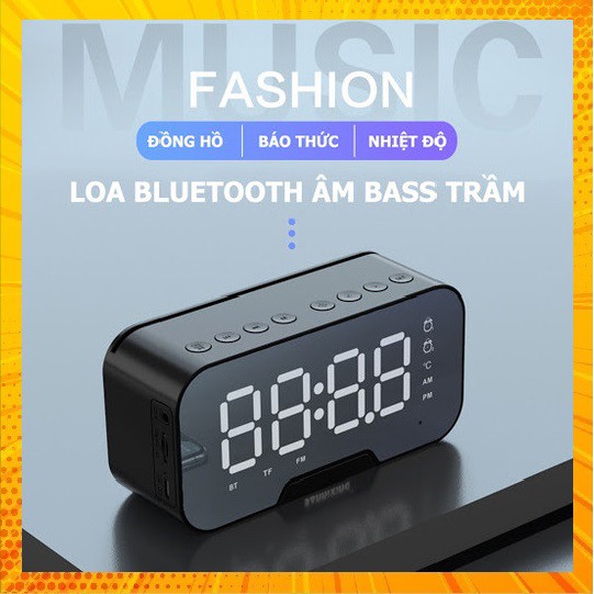 LOA BLUETOOTH K10 - KIÊM ĐỒNG HỒ , MẶT GƯƠNG