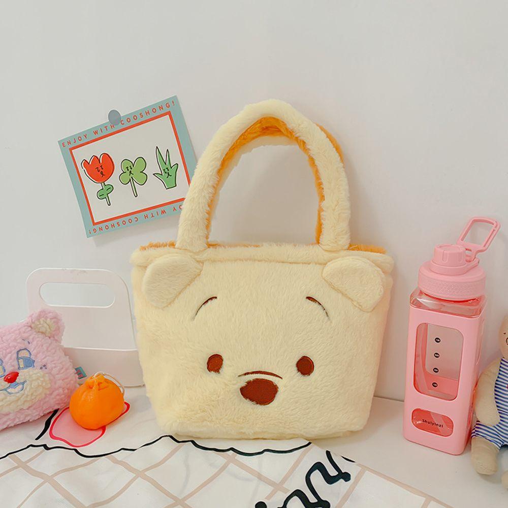 Túi Xách Nữ Hai Mặt Họa Tiết Gấu Pooh Dễ Thương