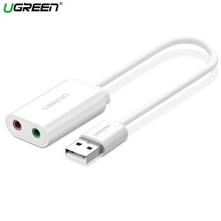 Cáp Chuyển Đổi Ugreen USB 2.0 Sang Audio 3.5mm - Hàng Chính Hãng