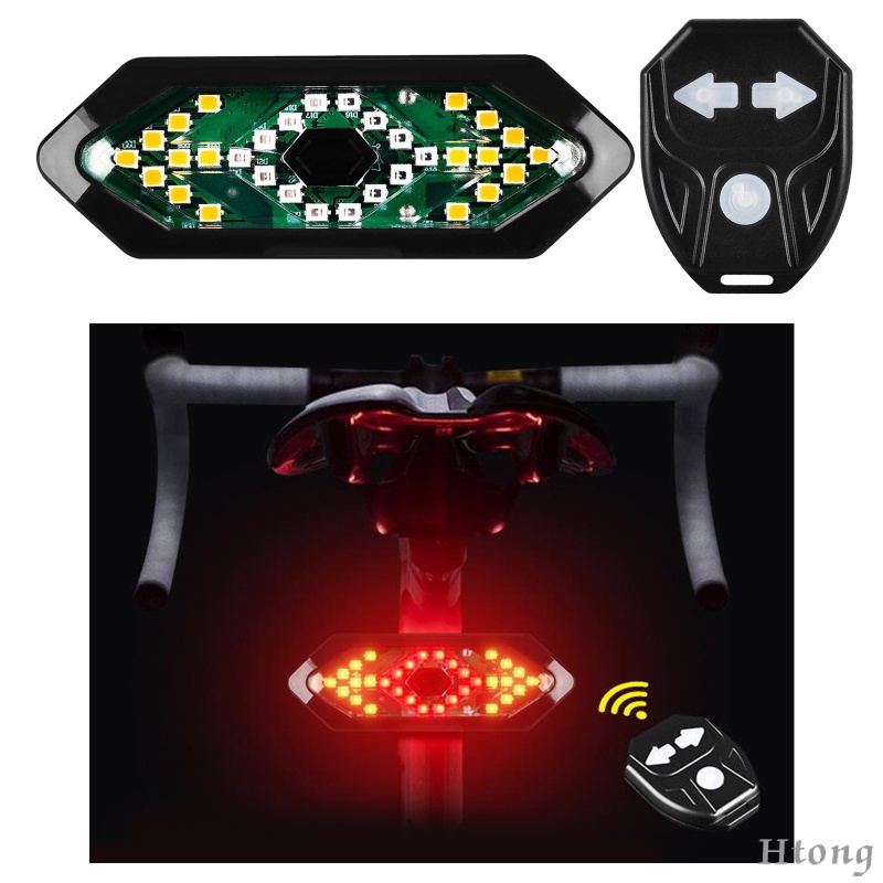Đèn LED Xi Nhan Gắn Đuôi Xe Đạp / Mô Tô Có Thể Sạc Lại Đa Năng