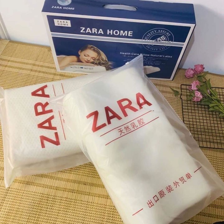 GỐI CAO SU NON ZARA HOME CAO CẤP BẢO HÀNH 3 tháng