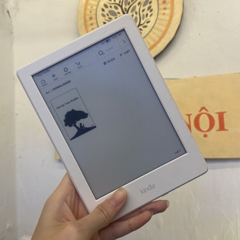 Máy đọc sách Kindle Basic 5th, 7th, 8th, 10th không/có đèn nền, độ nét 167PPI, chất lượng tốt nhập khẩu Mỹ, Nhật