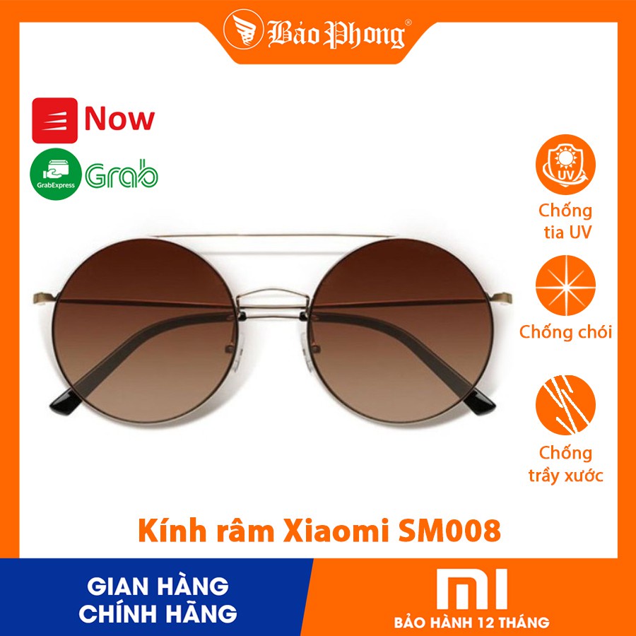 Kính râm gọng tròn Xiaomi TS Nylon Polarized Stainless SunGlasses SM008