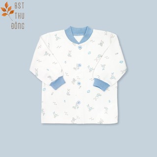 [MIO DÀY] Áo sơ sinh dài tay Miomio dày cài giữa 100% cotton