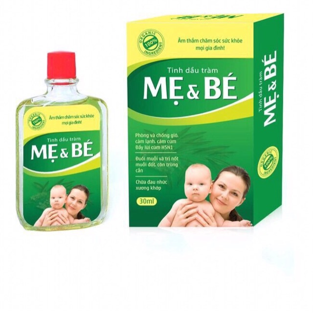 Tinh Dầu Tràm Cho Mẹ Và Bé 10ml Và 30ml Chiết Xuất Từ 100% Tự Nhiên