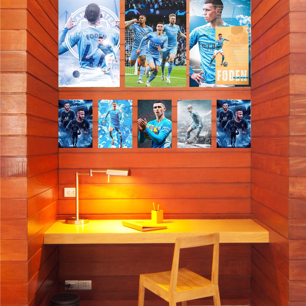 Poster Phil Foden, Ảnh Dán Tường Phil Foden Cực Đẹp, Poster Bóng Đá Có In Theo Yêu Cầu