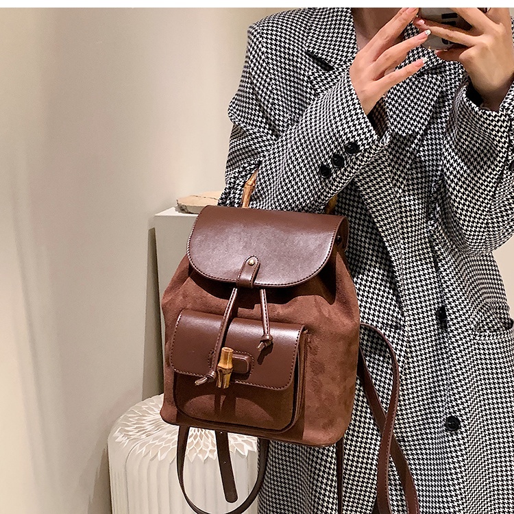 Ba lô du lịch JASMIN NOIR phong cách retro thời trang 2021 chất lượng cao