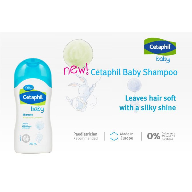 Dầu Gội Cetaphil Dịu Nhẹ Dành Cho Em Bé Baby Shampoo 200ml