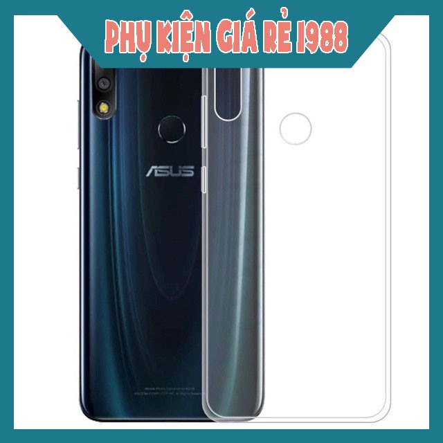 Ốp lưng Silicon trong suốt Asus Zenfone MaxPro M2