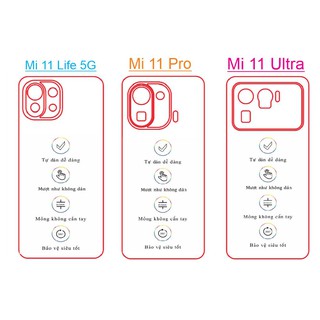 Dán ppf dẻo cho xiaomi mi 11 life 5g - mi 11 pro - mi 11 ultra