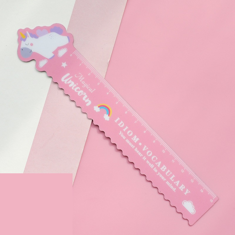 Thước Kẻ Nam Châm Mềm Dẻo Hình Ngựa Kỳ Lân Đáng Yêu Dài 15Cm