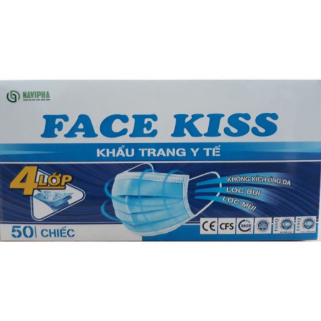 Lẻ 20 Cái Khẩu Trang Y Tế 4 Lớp Kháng Khuẩn