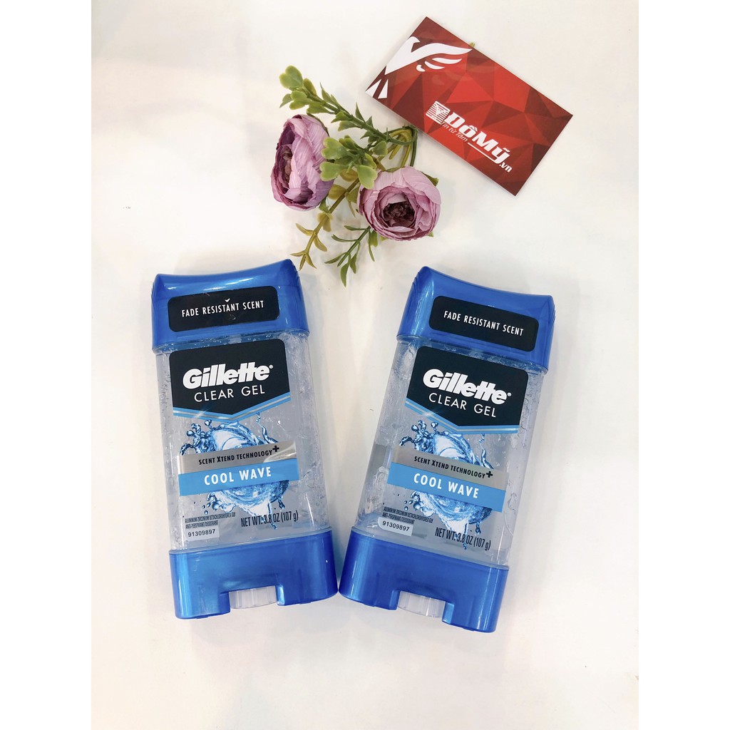 Lăn khử mùi cho nam của Mỹ Gillette Endurance Coool Wave loại 113g