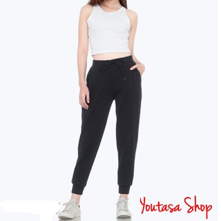 Quần Jogger len tăm Đen&Ghi&Xám-3 Size:S/M/L