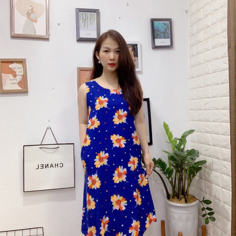 ⚡️Váy Lanh Việt Thắng Thiết Kế Đuôi Tôm ⚡️Váy Đầm Tole Trung Niên | BigBuy360 - bigbuy360.vn