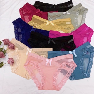 Combo 10 quần ren lưới nơ sexy