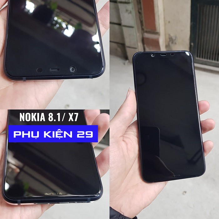 [Nokia X7/Nokia 8.1] Kính cường lực FULL màn FULL keo Glass Pro+ 9H