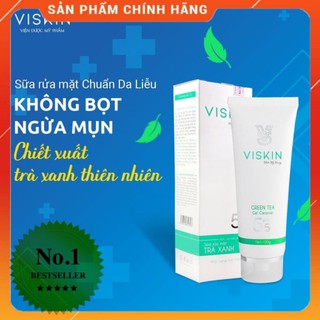SỮA RỬA MẶT VISKIN TINH CHẤT TRÀ XANH [Green tea gel cleanser]