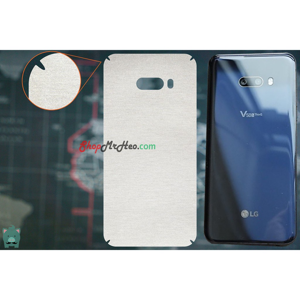 Skin Dán Mặt Sau Lưng Vân Nhôm LG V50 - V50s - G8x