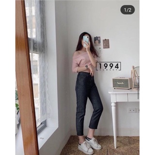 Áo thun croptop lệch vai
