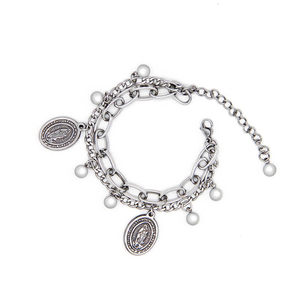 Vòng Tay Hợp Kim Mặt Hình Thánh Giá 13041