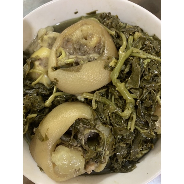 Rau sắn muối chua Phú thọ : 1 kg . đóng túi hút chân không